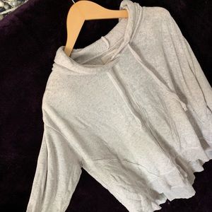 Grey light hoodie